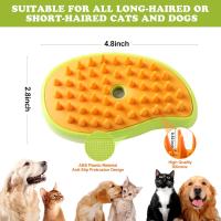 Cepillo De Vapor Para Gatos Y Perros Herramienta De Peluquería Para Masaje Y Eliminación De Pelos Con Sprayer Eléctrico 3 En 1 - details 5