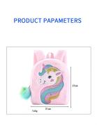 Mochila De Niñas Con Diseño De Unicornio Y Tie-Dye De Gran Capacidad Para Escuela Con Cierre De Cremallera Mochila Suave Con Manija Y Hombros Ajustables - details 0