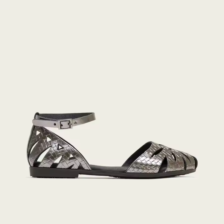 Calzado Sandalias marca Porronet modelo 3101-023-112A para mujer en color metal - 1
