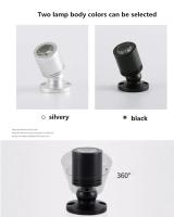 Spotlight LED Mini USB 5V 1W 3W Para Iluminación De Joyería Exhibición De Armarios Y Mesas Luz De Pared Rotable Fuente De Alimentación DC - details 2