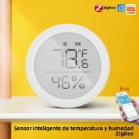 Sensor De Temperatura Y Humedad Moes Con Pantalla LCD Control Remoto ZigBee Hub Gateway Tuya Smart Para El Hogar Inteligente - details 1