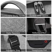 Mochila De Viaje Para Hombre Negro Con Capacidad Grande Y Diseño Ergonómico Bolsa Para Lente De Cámara Impermeable Con Sistema De Alivio De Presión En Espalda Bolsa Para Portátil - details 2