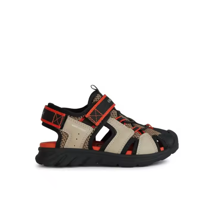 Sandalias planas niño GEOX J45F1F C5051 SANDALIA DEPORTIVA BEIGE-RED 31201 24V - 1