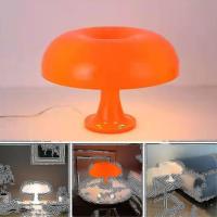 Lámpara de Mesa Led with form De Seta de diseño Italiano para iluminación decorativa de decoración de Sala de estar, Dormitory, Hotel (Naranja) [HK] - details 1