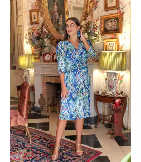 VESTIDO HADA BLUE KAHYRA Kahyra V2428A - 1
