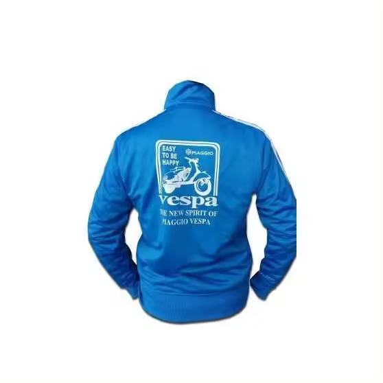 Sudadera vespa azul blanco - 1