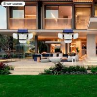 Lámpara De Pared Solar Exterior Con 182 LED Y Cabezas Ajustables Luz De Seguridad IP65 Impermeable Con 3 Modos De Trabajo Luz De Inundación LED Moderna - details 6