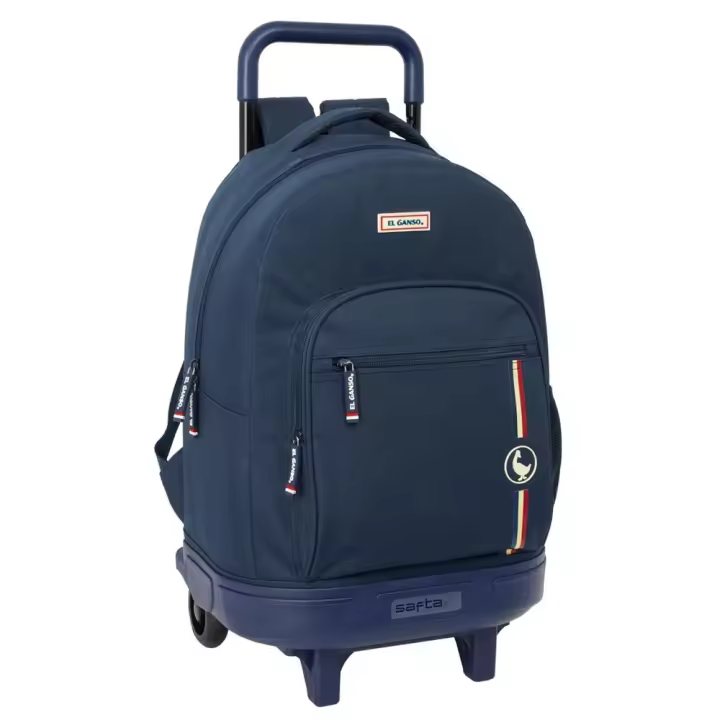 Mochila Gde. C/Ruedas Compact Extraible El Ganso "Eclipse" 33x45x22 Cm (Safta 612509918) - 1