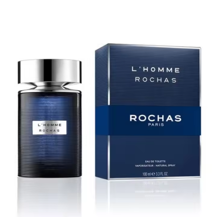 Rochas - L'Homme Rochas Man Eau de Toilette100 Ml. Fragancia masculina sofisticada y magnética. - 1