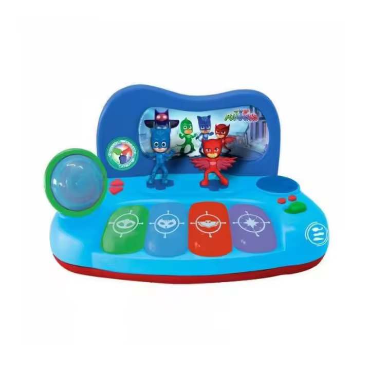 PIANO ELECTRONICO CON 2 PERSONAJES PJ MASKS DE CLAUDIO REIG - 1