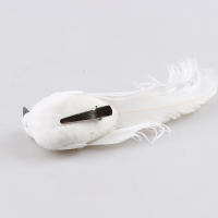 Pájaros Artificiales De Pluma De Espuma Blanca Doves Mini Decoración De Pájaros Para El Jardín Y Artesanía - details 26