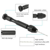 Juego De 49 Piezas De Brocas Manuales 0.2-3.4mm Para Madera Joyería Y Artesanía Herramienta De Perforación Mini Aluminio - details 1