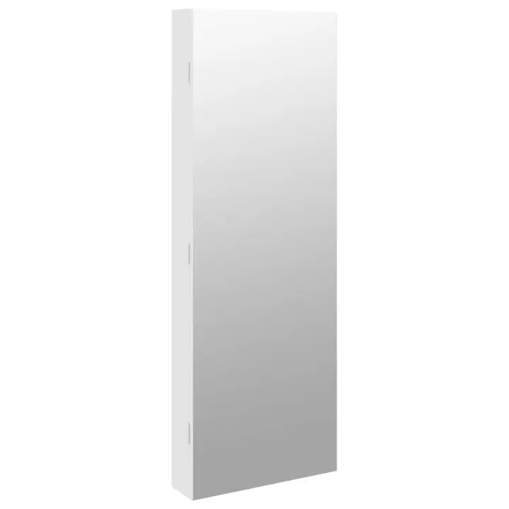 vidaXL Espejo con Joyero y Luces LED para Pared Armario de Joyería Baño Color Blanco,  Negro, y mas - 1