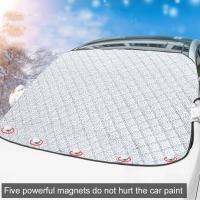 Cubierta De Parabrisas De Coche Magnética Impermeable Para Invierno Con Protección Contra La Nieve Y El Sol Cinco a Nueve Magnets - details 10