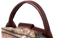 Mochila Vintage de retales para mujer, morral de cuero, Mochila de viaje, mochilas escolares para adolescentes, 2024 - details 14