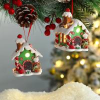 Luz De Colgante LED De Tema Navideño Con Figuras De Pascuero Y Galletas Decoración De Casa Para Año Nuevo Y Fiesta En El Árbol De Navidad - details 6