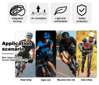 Casco De Bicicleta X-TIGER Ultra-Ligero Para Montar Montaña Y Carretera GIRO Vuelta a España Anti-Stress Con Protección EPS Para Adultos Hombres - details 1