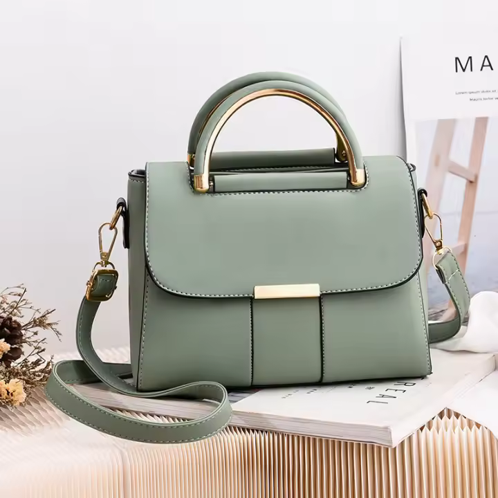 Nueva Moda Bolso Cruzado De Hombro Para Mujer PU Cuero Pequeño Bolso De Mano Bolsa Mensajera Hebilla Bolso De Clutch Para Mujer - 1
