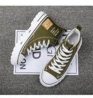 Zapatillas De Lona Vulcánicas Clásicas Para Hombres Y Mujeres Con Plataforma Alta Y Punta Abierta Moda Transpirable Y Cómodas Deportivas Coreanas - details 18