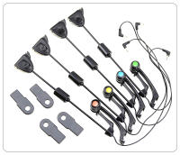 Juego De Pesca Al Carpa Con Aviso LED Y Indicadores Para Pesca En Río B2005 En Estuche Herramientas De Pesca Abs Material - details 2