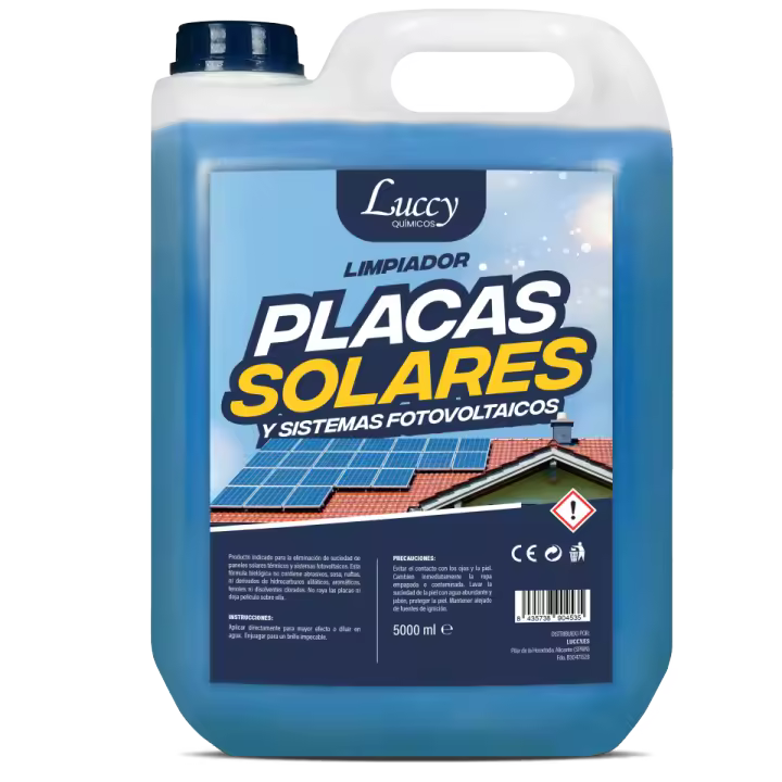 LUCCY Limpiador de Placas Solares Concentrado   Limpieza de Paneles Solares Seguro y Eficaz para Todo Tipo de Placas Fotovoltáicas - 1