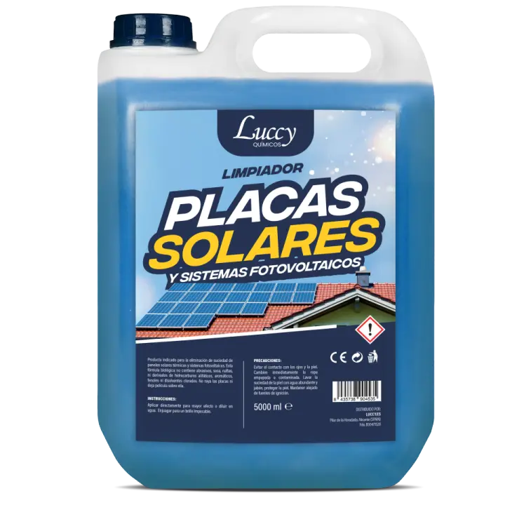 LUCCY Limpiador de Placas Solares Concentrado   Limpieza de Paneles Solares Seguro y Eficaz para Todo Tipo de Placas Fotovoltáicas - 1