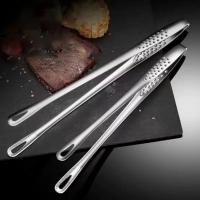 Pinzas De Asado De Acero Inoxidable 24cm/28cm Para BBQ Coreano Y Japonés Pinzas De Cocina Multifuncionales Herramientas De Jardín - details 8