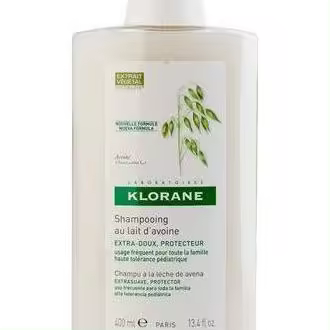 Klorane Champú Extrasuave A La Leche De Avena, 400 Ml - 1