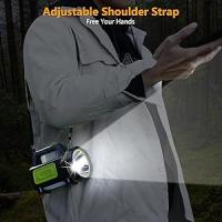 Linterna LED Ultra Potente Recargable por USB 135000 Lúmenes 6000mah con Luz Lateral Impermeable Alta Potencia para Emergencias Senderismo Camping Chas - details 4
