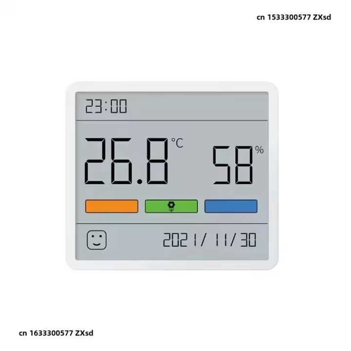 Xiaomi DUKA Atuman Estación Meteorológica Digital LCD Medidor De Temperatura Y Humedad Con Reloj Para Interior Hogar - 1