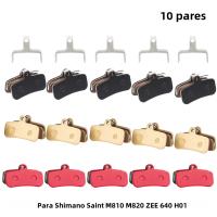 10Pares De Frenos De Disco Para Bicicleta Saint M810M820 ZEE 640 H01 MTB Frenos Hidráulicos Resina/Cerámica/Metales Completo Piezas De Bicicleta - details 0