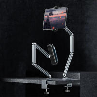 Soporte De Tableta De Aleación De Aluminio Portátil Soporte De Escritorio Para Monitor Con Base Giratoria De 360 Grados Y Plegable Para Ipad pro Mini - details 0