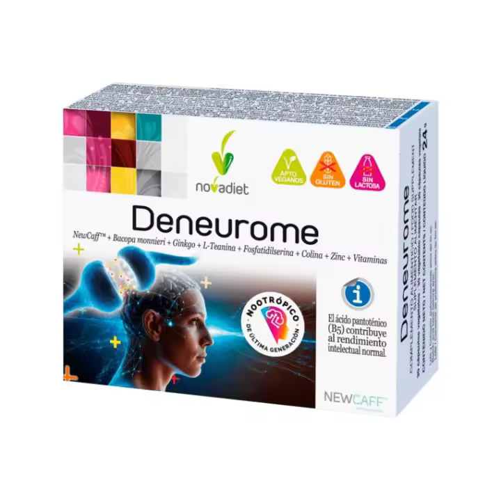 DENEUROME 30 CAPSULAS.NOVADIET. AYUDA A MEJORAR LA FUNCIÓN COGNITIVA Y DISMINUIR EL CANSANCIO. - 1