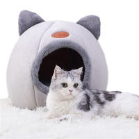 Nueva Casa De Descanso Profundo Para Gatos Y Perros Pequeños En Invierno Almohadilla Cómoda Cueva De Peluche Para Mascotas Interna - details 5