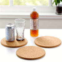 Tappetes De Corcho Redondos Y Cuadrados Para Vino Té Y Café Eco-amigables De 9-10cm Para El Hogar La Oficina Y La Cocina - details 2