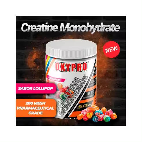 OXYPRO® Nutrition –  Creatina Monohidrato 500g - sabor LOLLIPOP (El Suplemento Esencial para Potenciar tu Rendimiento) - 1