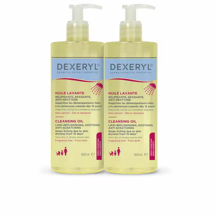 Aceite de Ducha Dexeryl Dermatological Expertise 500 ml 2 Unidades - 1