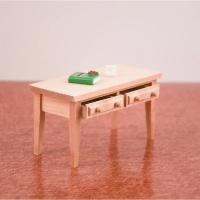 Muebles De Casa De Muñecas a Escala 1:12 Miniatura De Libro Y Escritorio Modelo De Decoración Para Mesa Material De Madera - details 4