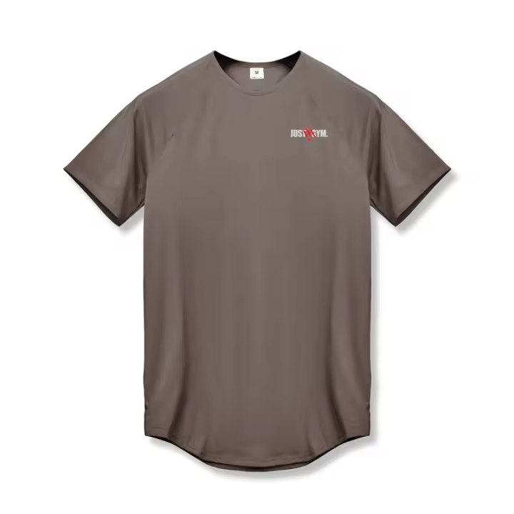 Fitness Sports Muscle T-shirt Men's Summer Fast Drying Slim Fitting Sweat Absorbing Breathable Thin Short Sleeve - 1