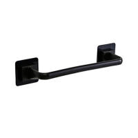 Barra De Toallas Autoadhesiva En Blanco Y Negro Opcional Soporte De Toallas Para Baño Y Cocina Antirrosa Herramienta Doméstica Sencilla - details 4