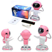 Proyector De Noche Estelar Con Timer Y Control Remoto Astronauta Galaxia Nebulosa Rosa 360° Ajustable Decoración Para Habitación De Niños - details 4