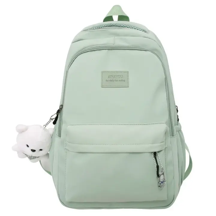 Mochila impermeable de alta capacidad para mujer, morral escolar para ordenador portátil, bonita bolsa de viaje para libros, a l - 1
