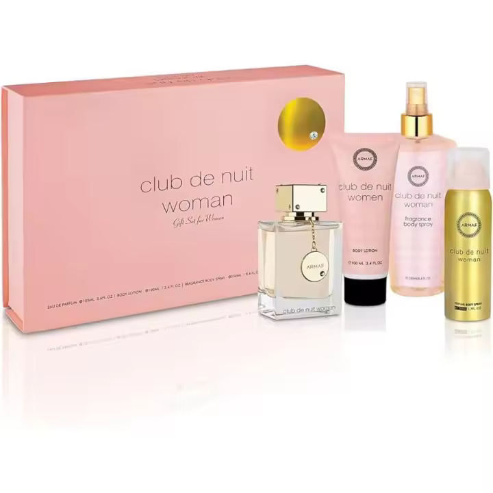 Armaf - Gift Set 4 Piezas Club De Nuit Woman - 100ml - Eau De Parfum - Perfume Femenino - 1
