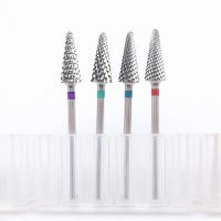 EasyNail Bit De Taladro Para Uñas 3/32'' Cono De Acero Tungsteno Fichero De Uñas Carburo Boquilla Limpiador De Gel M0413 - details 3