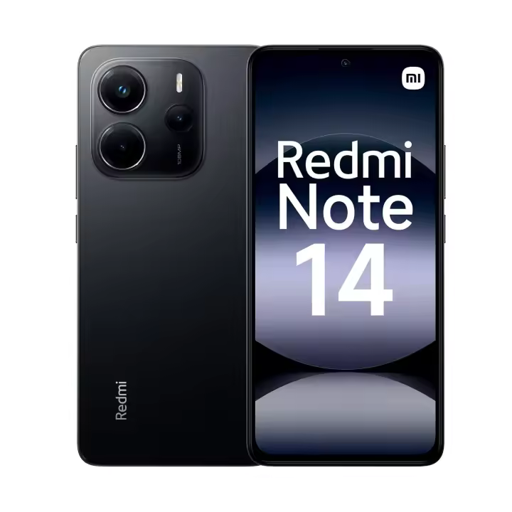 Xiaomi Redmi Note14 4G Negro Medianoche / 6+128GB / 6.67" AMOLED 120Hz Full HD+ - 1