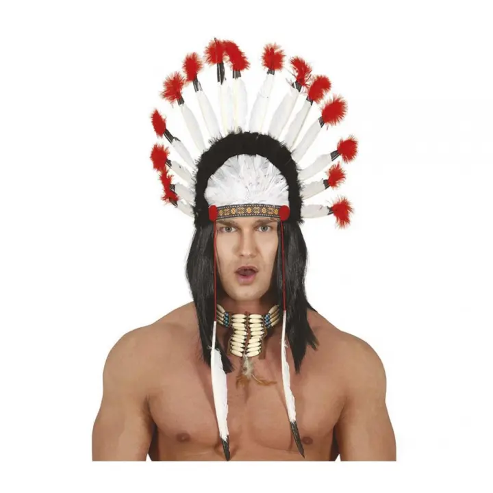 Guirca Penacho de Plumas Indio - 1