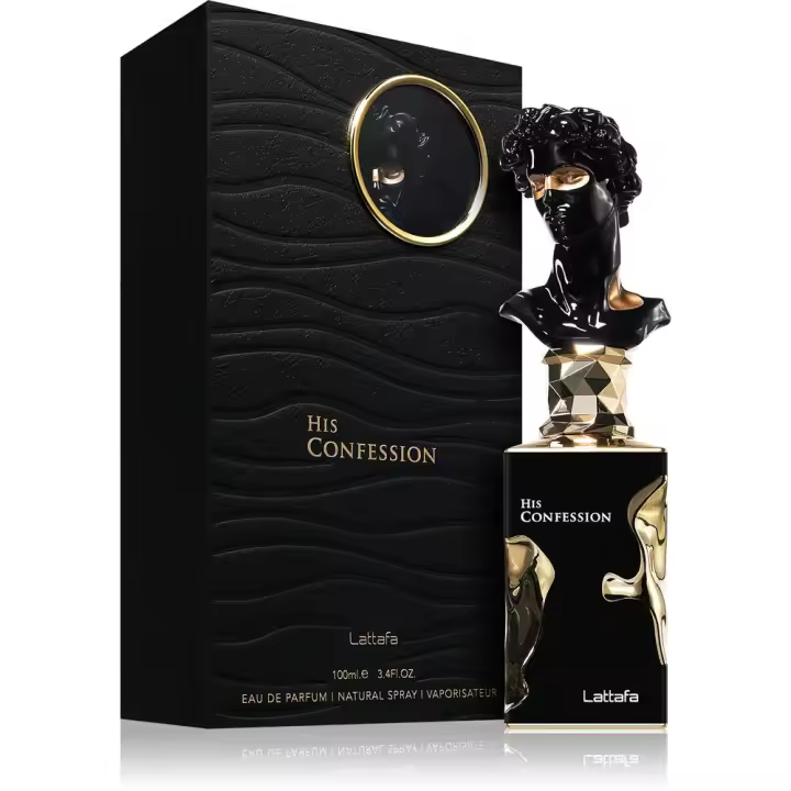 Perfume Lattafa His Confession Eau De Parfum 100ml - Fragancia seductora para hombres - 1
