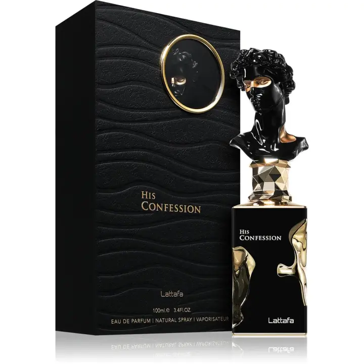 Perfume Lattafa His Confession Eau De Parfum 100ml - Fragancia seductora para hombres - 1