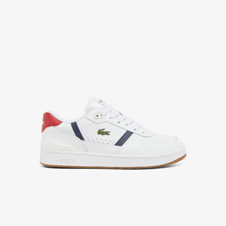 Zapatillas Lacoste Blancas de Piel T-Clip Set - 1