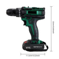 45Nm Taladro de impacto inalámbrico, 21V destornillador eléctrico, 1800RPM taladro percutor eléctrico, Mini taladro manual inalámbrico, herramientas eléctricas con batería de iones de litio - details 1